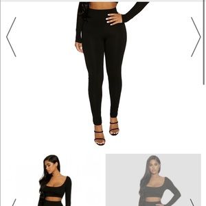 Naked Wardrobe Black leggings